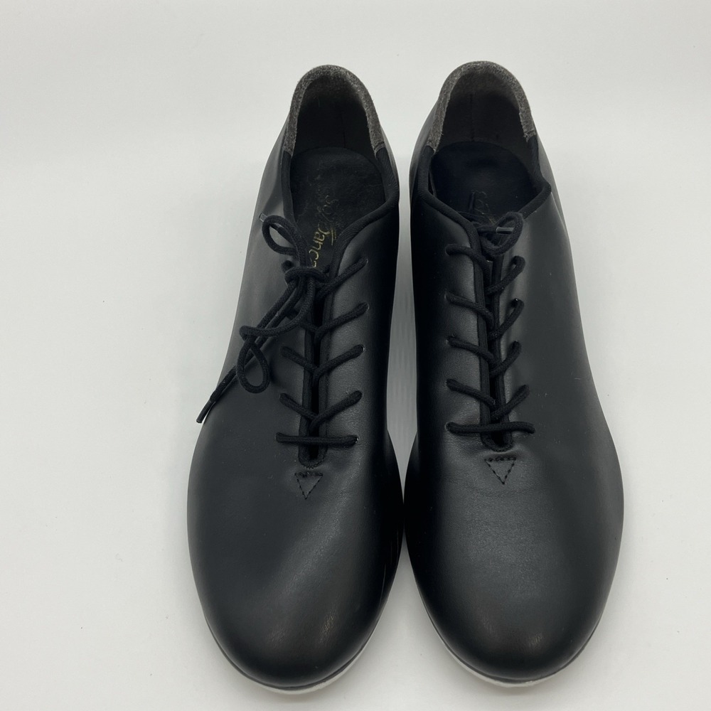 Tap Dance Shoes Women 10.5 Wide Black - Picture 3 of 14